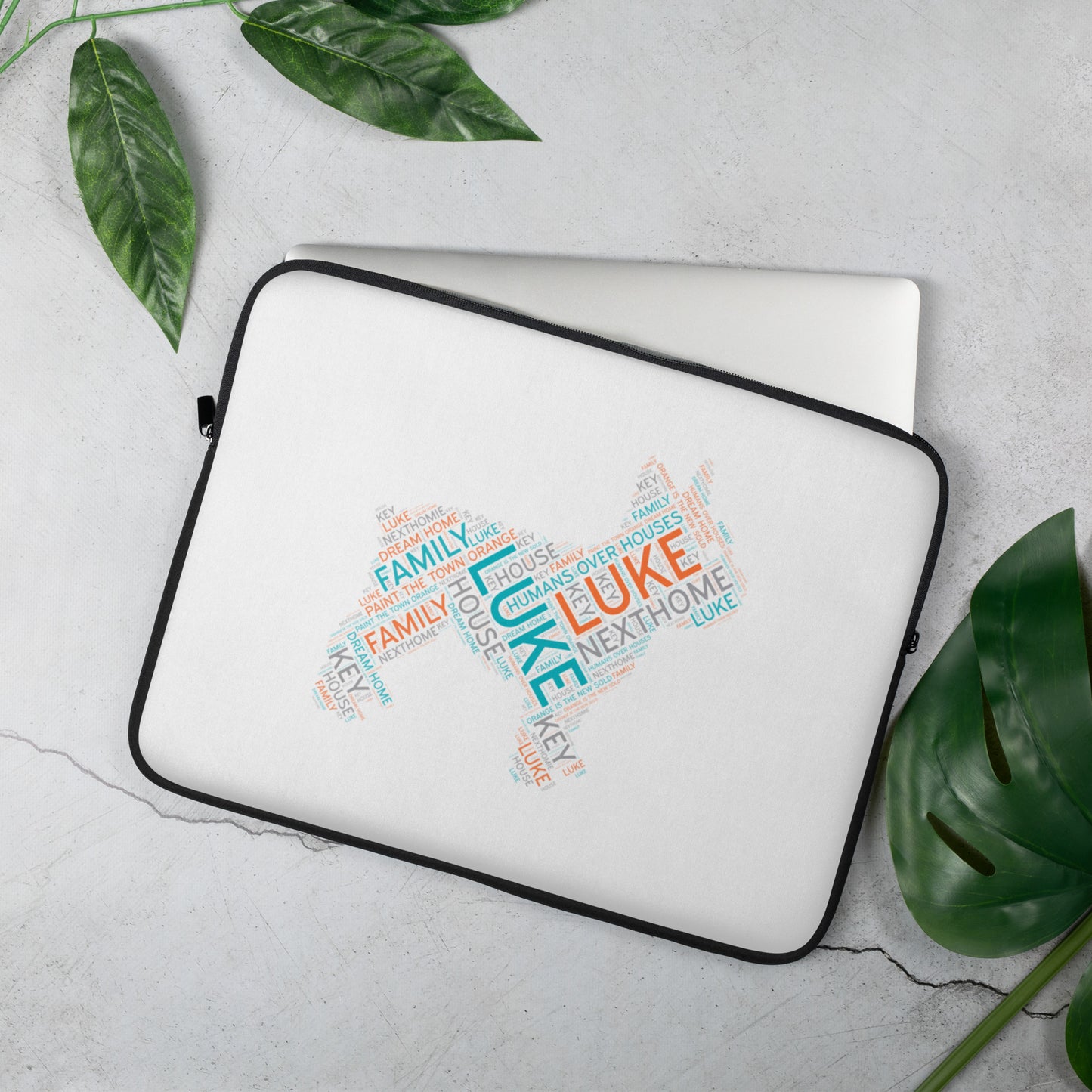 Luke Word Art Laptop Sleeve