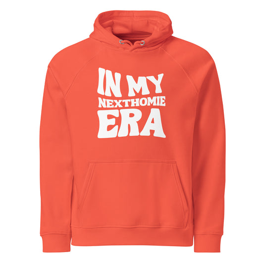 In My NextHomie Era Unisex eco raglan hoodie